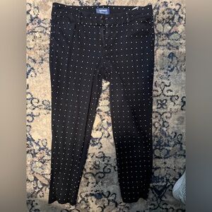 Black Polka Dot Pants